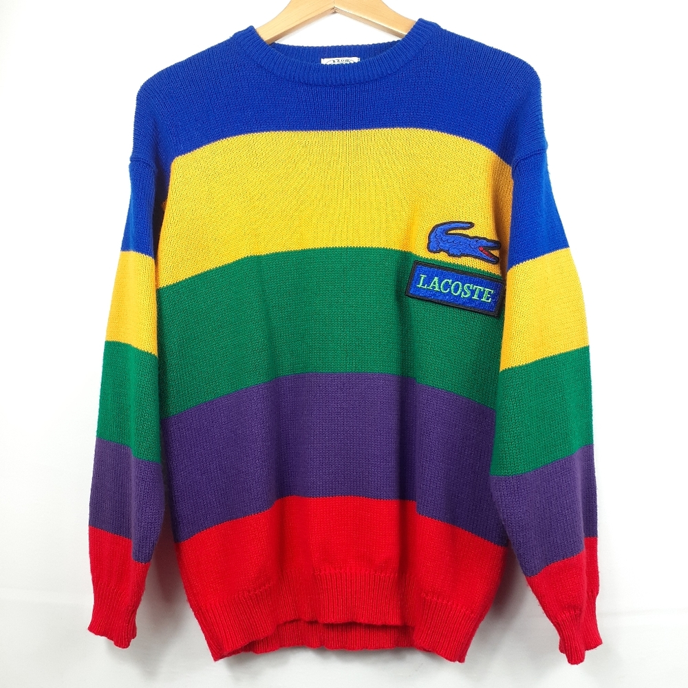 Izod Vintage '88 Lacoste Colorblock Sweater Size L
